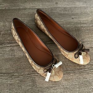 Coach ballerina flat